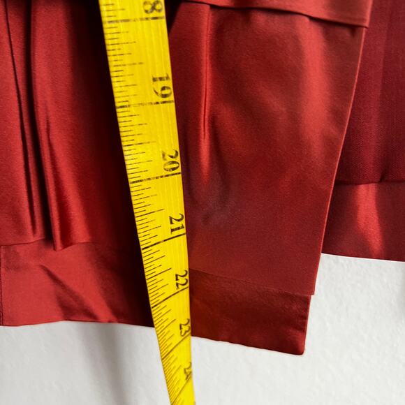 J.Crew Ruffle 100% Silk Jacket, Classic Luxury Minimalism Timeless Workwear Sz 2 - Picture 4 of 6